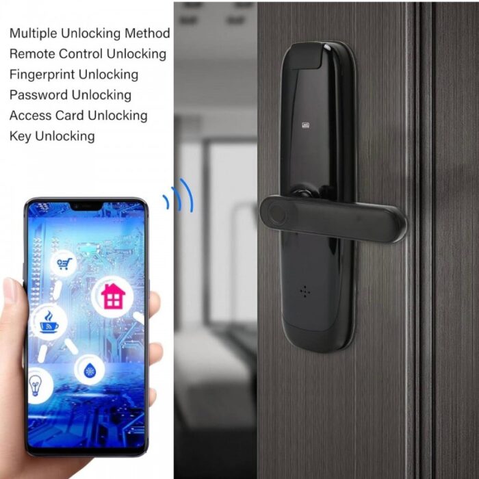 ⁦Deadbolt digital fingerprint door lock- قفل باب ذكي يعمل باللمس⁩ - الصورة ⁦5⁩
