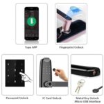 ⁦Deadbolt digital fingerprint door lock- قفل باب ذكي يعمل باللمس⁩ - الصورة ⁦9⁩