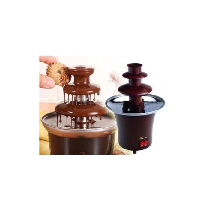 ⁦Chocolate Fondue Fountain-نافورة شوكولاتة فوندو صغيرة حرارية 
كهربائية⁩ - الصورة ⁦2⁩