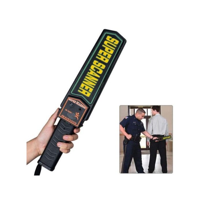 super scanner metal detector-كاشف المعادن المحمول اليدوي لفحص الجسم - Image 7