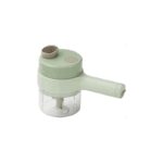 Electric vegetable slicer 4 in 1-طقم قطاعة خضروات كهربائية محمولة باليد 4 في 1 متعددة الوظائف