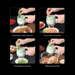 ⁦Electric vegetable slicer 4 in 1-طقم قطاعة خضروات كهربائية محمولة باليد 4 في 1 متعددة الوظائف⁩ - الصورة ⁦3⁩