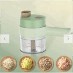 ⁦Electric vegetable slicer 4 in 1-طقم قطاعة خضروات كهربائية محمولة باليد 4 في 1 متعددة الوظائف⁩ - الصورة ⁦5⁩