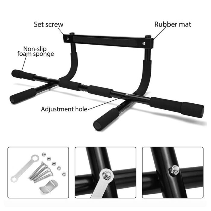 ⁦Upper Body Workout Bar-كريفر قضيب سحب للمدخل بدون براغي⁩ - الصورة ⁦7⁩