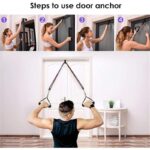 ⁦Power resistance bands set-مجموعة الحبال المطاطية للتمارين الرياضية⁩ - الصورة ⁦5⁩