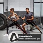 ⁦Power resistance bands set-مجموعة الحبال المطاطية للتمارين الرياضية⁩ - الصورة ⁦8⁩