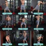 ⁦Power resistance bands set-مجموعة الحبال المطاطية للتمارين الرياضية⁩ - الصورة ⁦9⁩