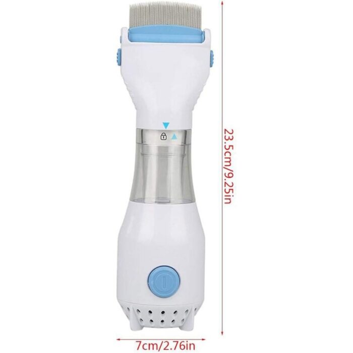 Electric Comb For Removing Lice-مشط القمل الكهربائي V-Comb لتنظيف شعر الاطفال - Image 2