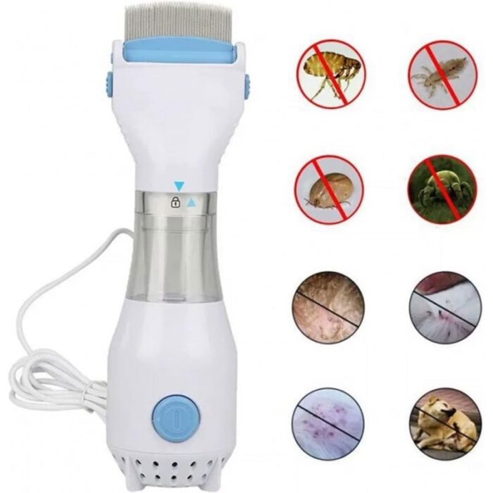Electric Comb For Removing Lice-مشط القمل الكهربائي V-Comb لتنظيف شعر الاطفال - Image 4