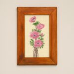 برواز عدد 1 حجم صغير شقائق النعمان لون زهري