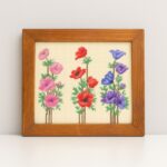 برواز عدد 1 حجم وسط شقائق النعمان