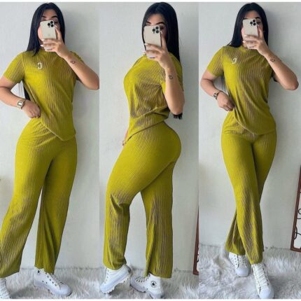 بيجامة ستاتية لون أخضر One Size