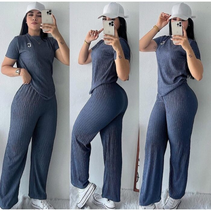 103385638_686c219331541 بيجامة ستاتية لون سكني One Size - الصورة 1