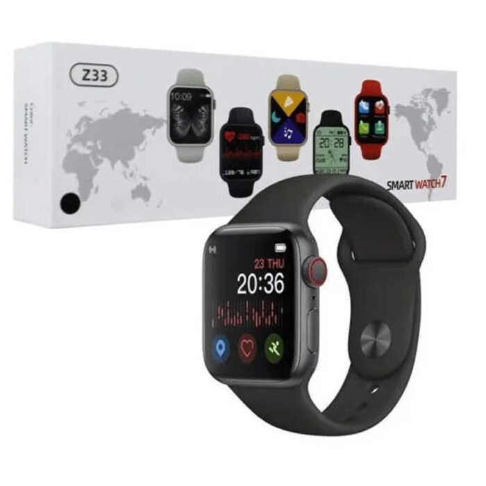103385648_686c21a36b31e ساعة ذكية Z33 لون أسود Smart Watch 7 - الصورة 1