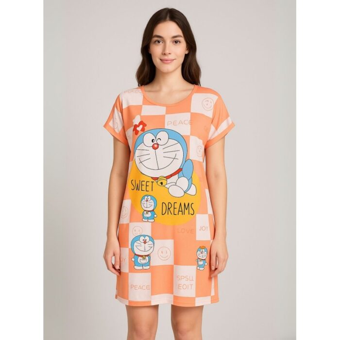 ⁦قميص نوم لون برتقالي⁩ - الصورة ⁦4⁩