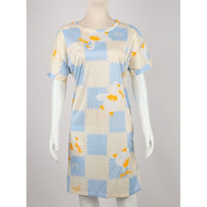 103385662_686c21c534ff7 قميص نوم لون أزرق مربعات - الصورة 1