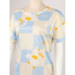 ⁦قميص نوم لون أزرق مربعات⁩ - الصورة ⁦2⁩