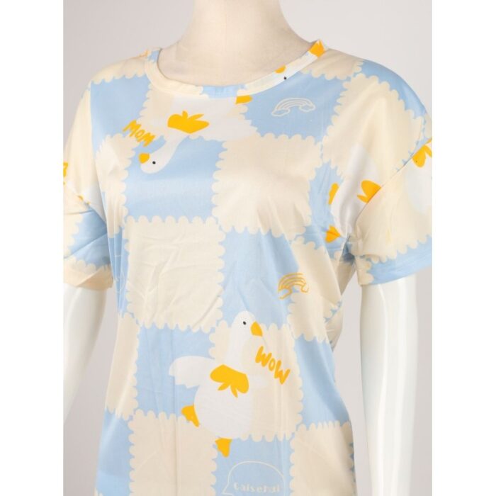 ⁦قميص نوم لون أزرق مربعات⁩ - الصورة ⁦2⁩