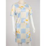 ⁦قميص نوم لون أزرق مربعات⁩ - الصورة ⁦3⁩