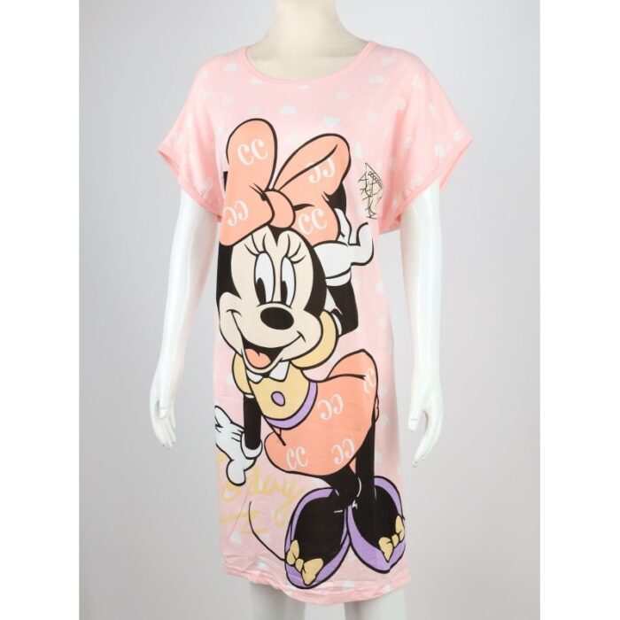 ⁦قميص نوم لون زهري ميكي ماوس⁩ - الصورة ⁦2⁩