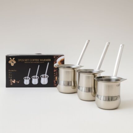 طقم غلايات قهوة عدد 3 بأحجام مختلفة