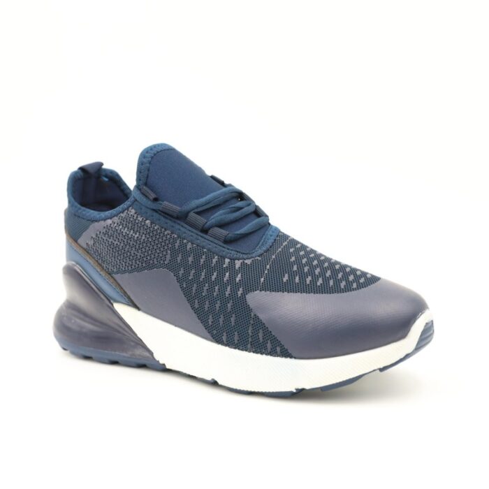 ⁦حذاء رياضي للرجال لون كحلي ورمادي⁩ - الصورة ⁦2⁩