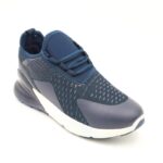 ⁦حذاء رياضي للرجال لون كحلي ورمادي⁩ - الصورة ⁦3⁩