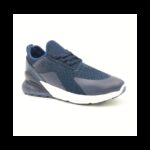 ⁦حذاء رياضي للرجال لون كحلي ورمادي⁩ - الصورة ⁦9⁩