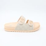 شبشب ستاتي كاجوال للنساء لون بيج