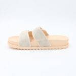 ⁦شبشب ستاتي كاجوال للنساء لون بيج⁩ - الصورة ⁦6⁩