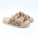 شبشب ستاتي كاجوال للنساء لون كاكي