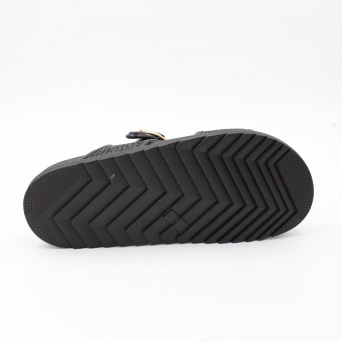 ⁦صندل ستاتي لون أسود⁩ - الصورة ⁦5⁩