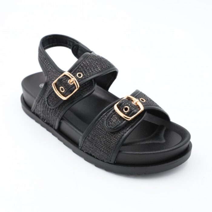 ⁦صندل ستاتي لون أسود⁩ - الصورة ⁦6⁩