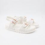 ⁦صندل ستاتي لون أبيض⁩ - الصورة ⁦2⁩