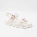 ⁦صندل ستاتي لون أبيض⁩ - الصورة ⁦3⁩