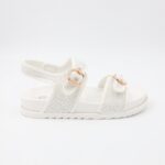 ⁦صندل ستاتي لون أبيض⁩ - الصورة ⁦4⁩