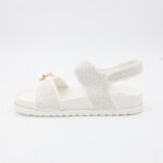 ⁦صندل ستاتي لون أبيض⁩ - الصورة ⁦5⁩