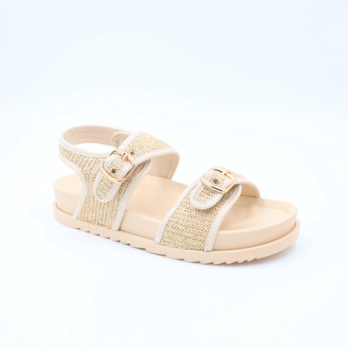 ⁦صندل ستاتي لون بيج⁩ - الصورة ⁦2⁩