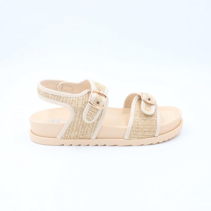 ⁦صندل ستاتي لون بيج⁩ - الصورة ⁦3⁩