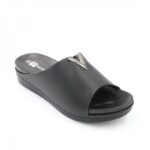 ⁦كندرة ستاتية مريحة نعل مرتفع لون أسود⁩ - الصورة ⁦2⁩