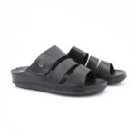 ⁦كندرة ستاتية مريحة نعل مرتفع لون أسود⁩ - الصورة ⁦2⁩