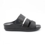 ⁦كندرة ستاتية مريحة نعل مرتفع لون أسود⁩ - الصورة ⁦4⁩