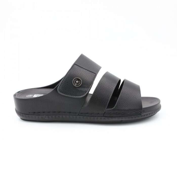 ⁦كندرة ستاتية مريحة نعل مرتفع لون أسود⁩ - الصورة ⁦4⁩