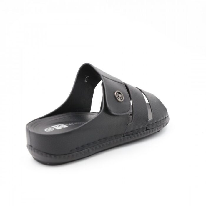 ⁦كندرة ستاتية مريحة نعل مرتفع لون أسود⁩ - الصورة ⁦5⁩