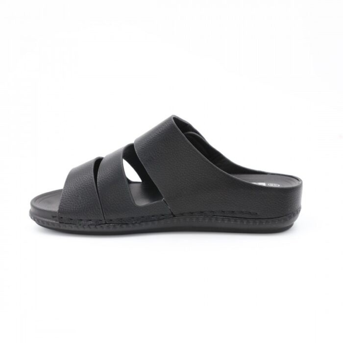 ⁦كندرة ستاتية مريحة نعل مرتفع لون أسود⁩ - الصورة ⁦6⁩