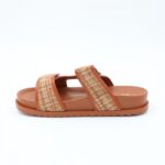 ⁦شبشب ستاتي كاجوال للنساء لون عسلي⁩ - الصورة ⁦4⁩