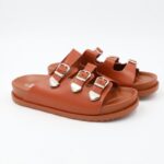 ⁦شبشب ستاتي كاجوال للنساء لون عسلي⁩ - الصورة ⁦2⁩