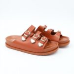 ⁦شبشب ستاتي كاجوال للنساء لون عسلي⁩ - الصورة ⁦3⁩