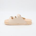 ⁦شبشب ستاتي كاجوال للنساء لون بيج⁩ - الصورة ⁦2⁩