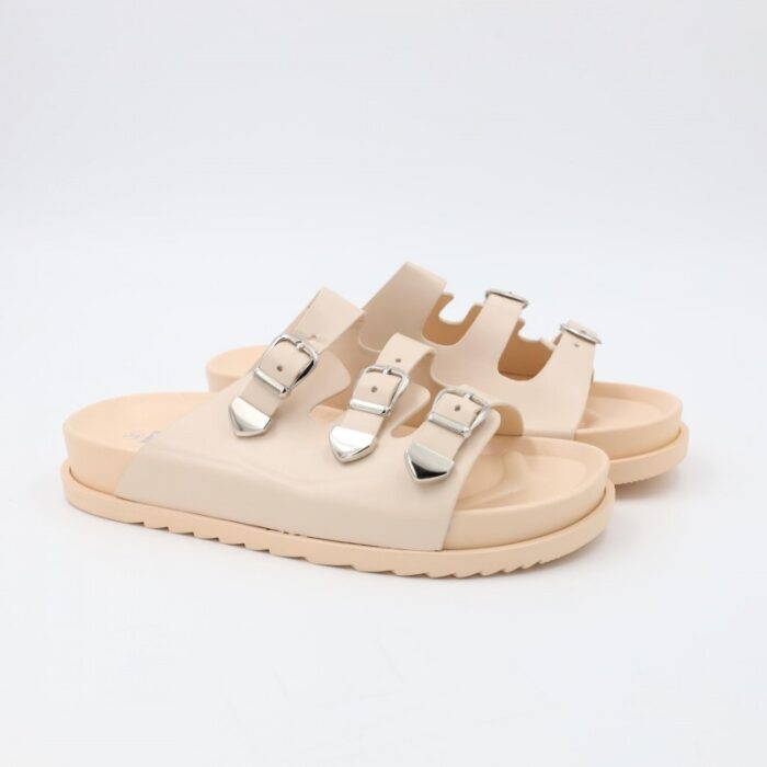 ⁦شبشب ستاتي كاجوال للنساء لون بيج⁩ - الصورة ⁦5⁩